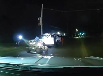 Video Shows ATV Crashing Into Ohio Police Cruiser