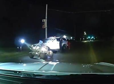 ATV Crashes Into Ohio Police Cruiser