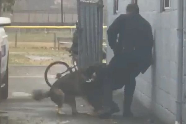 Man Punches Cop; Quickly Regrets It